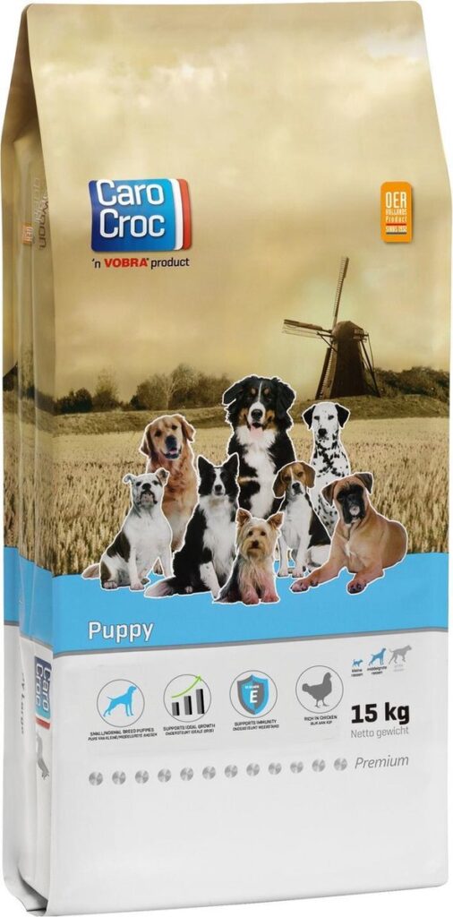 Beste hondenvoer voor puppy's - CaroCroc van Bol.com